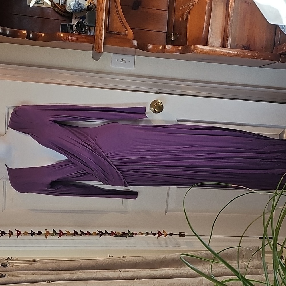 VENUS NWOT Purple long sleeve dress XS